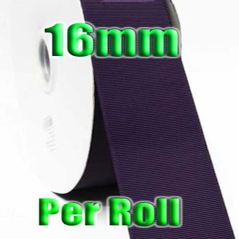 Shadow Purple Color #290 Grosgrain Ribbon Wholesale 16mm 100 Yards per Roll #6600XR