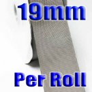 Silver Color #012 Grosgrain Ribbon Wholesale 19mm 100 Yards per Roll #6600XR for Wedding Decorate