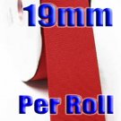 Red Color #250  Grosgrain Ribbon Wholesale 19mm 100 Yards per Roll #6600XR for Wedding Decorate