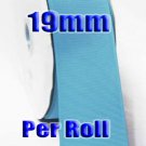 Lsland Blue Color #328 Grosgrain Ribbon Wholesale 19mm 100 Yards per Roll #6600XR for Wedding Decorate