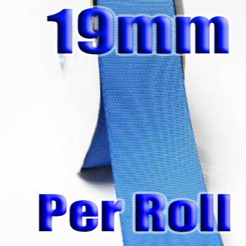 Capri Blue Color #337 Grosgrain Ribbon Wholesale 19mm 100 Yards per Roll #6600XR for Wedding Decorate