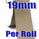 Fossil Color #838 Gros grain Ribbon Wholesale 19mm 100 Yards per Roll #6600XR for Wedding
