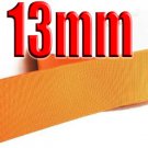 #668 Tangerine Color 13mm Wide 5 Yards Grosgrain Ribbon #6600-X5 Yards for Craft