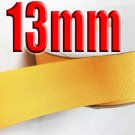 #660 Yellow Gold Color 13mm Wide 5 Yards Grosgrain Ribbon #6600-X5 Yards for Craft