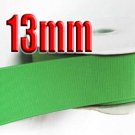 #579 Classical Green Color 13mm Wide 5 Yards Grosgrain Ribbon #6600-X5 Yards for Craft