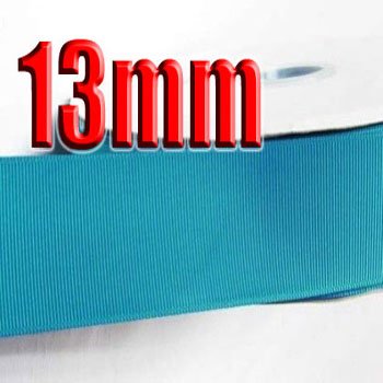 #326 Methyl Blue Color 13mm Wide 5 Yards Grosgrain Ribbon #6600-X5 Yards for Craft