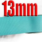 #317 Misty Turquoise Color 13mm Wide 5 Yards Grosgrain Ribbon #6600-X5 Yards for Craft