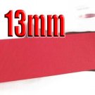 #252 Hot Red Color 13mm Wide 5 Yards Grosgrain Ribbon #6600-X5 Yards for Craft