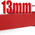 #250 Red Color 13mm Wide 5 Yards Grosgrain Ribbon #6600-X5 Yards for Craft