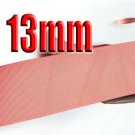 #238 Lt. Coral Color 13mm Wide 5 Yards Grosgrain Ribbon #6600-X5 Yards for Craft