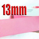 #155 Geranium Pink Color 13mm Wide 5 Yards Grosgrain Ribbon #6600-X5 Yards for Craft