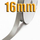 # 017 Metal Gery Color 16mm Wide 5 Yards Double Faced Satin Ribbon #28800-X5 Yards for Wedding Cake