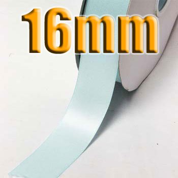 # 322 Ocean Blue Color 16mm Wide 5 Yards Double Faced Satin Ribbon #28800-X5 Yards for Wedding