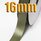 # 569 Deep Sage Color 16mm Wide 5 Yards Double Faced Satin Ribbon #28800-X5 Yards for Wedding