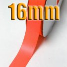 # 600 Neon Orange Color 16mm Wide 5 Yards Double Faced Satin Ribbon #28800-X5 Yards for Wedding