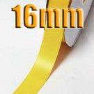 # 660 Yellow Gold Color 16mm Wide 5 Yards Double Faced Satin Ribbon #28800-X5 Yards for Wedding