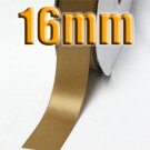 # 693 Pale Gold Color 16mm Wide 5 Yards Double Faced Satin Ribbon #28800-X5 Yards for Wedding