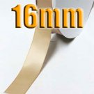 # 835 Tan Color 16mm Wide 5 Yards Double Faced Satin Ribbon #28800-X5 Yards for Wedding