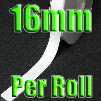 # 029 White Color 16mm 100 Yards Double Faced Satin Ribbon #28800-XReel for Wholesale