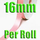 # 150 Pink Color 16mm 100 Yards Double Faced Satin Ribbon #28800-XReel for Wholesale
