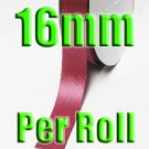 # 169 Rosewood Color 16mm 100 Yards Double Faced Satin Ribbon #28800-XReel for Wholesale