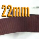 # 868 Cappuccino Color 22mm Wide 5 Yards Grosgrain Ribbon #6600-X5 Yards for Gift Wrap