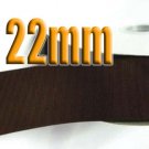 # 860 Licorice Color 22mm Wide 5 Yards Grosgrain Ribbon #6600-X5 Yards for Gift Wrap