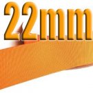 # 668 Tangerine Color 22mm Wide 5 Yards Grosgrain Ribbon #6600-X5 Yards for Gift Wrap