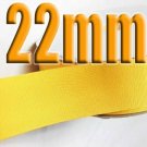 # 650 Maize Color 22mm Wide 5 Yards Grosgrain Ribbon #6600-X5 Yards for Gift Wrap