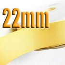# 644 Buttercup Color 22mm Wide 5 Yards Grosgrain Ribbon #6600-X5 Yards for Gift Wrap