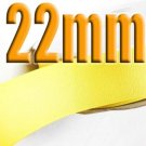 # 640 Lemon Color 22mm Wide 5 Yards Grosgrain Ribbon #6600-X5 Yards for Gift Wrap
