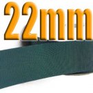 # 369 Military Blue Color 22mm Wide 5 Yards Grosgrain Ribbon #6600-X5 Yards for Gift Wrap