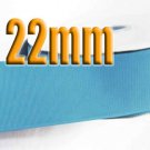 # 340 Turquoise Color 22mm Wide 5 Yards Grosgrain Ribbon #6600-X5 Yards for Gift Wrap