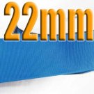 # 327 Aegean Blue Color 22mm Wide 5 Yards Grosgrain Ribbon #6600-X5 Yards for Gift Wrap