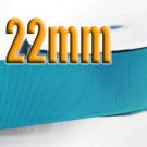 # 326 Methyl Blue Color 22mm Wide 5 Yards Grosgrain Ribbon #6600-X5 Yards for Gift Wrap
