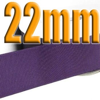 # 285 Plum Color 22mm Wide 5 Yards Grosgrain Ribbon #6600-X5 Yards for Gift Wrap