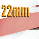 # 238 Lt. Coral Color 22mm Wide 5 Yards Grosgrain Ribbon #6600-X5 Yards for Gift Wrap