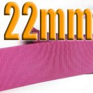 # 185 Raspberry Rose Color 22mm Wide 5 Yards Grosgrain Ribbon #6600-X5 Yards for Gift Wrap