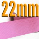 # 182 Rose Bloom Color 22mm Wide 5 Yards Grosgrain Ribbon #6600-X5 Yards for Gift Wrap