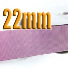 # 165 Rosy Mauve Color 22mm Wide 5 Yards Grosgrain Ribbon #6600-X5 Yards for Gift Wrap