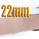 # 146 Cameo Color 22mm Wide 5 Yards Grosgrain Ribbon #6600-X5 Yards for Gift Wrap
