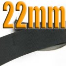 # 030 Black Color 22mm Wide 5 Yards Grosgrain Ribbon #6600-X5 Yards for Gift Wrap