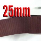 #868 Cappuccion Color 25mm Wide 5 Yards Grosgrain Ribbon #6600-X5 Yards For Wedding Cake