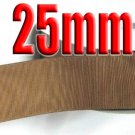 #845 Chipmunk Color 25mm Wide 5 Yards Grosgrain Ribbon #6600-X5 Yards For Wedding Cake