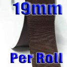Black Coffee Color #855 Gros grain Ribbon Wholesale 19mm 100 Yards per Roll #6600XR for Wedding