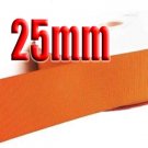 #761 Autumn Orange Color 25mm Wide 5 Yards Grosgrain Ribbon #6600-X5 Yards For Wedding Cake
