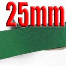 #587 Forest Green  Color 25mm Wide 5 Yards Grosgrain Ribbon #6600-X5 Yards For Wedding Cake