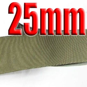 #569 Deep Sage  Color 25mm Wide 5 Yards Grosgrain Ribbon #6600-X5 Yards For Wedding Cake