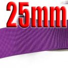 #467 Ultra Violet Color 25mm Wide 5 Yards Grosgrain Ribbon #6600-X5 Yards For Wedding Cake
