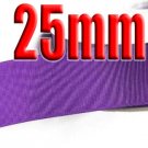 #465 Purple Color 25mm Wide 5 Yards Grosgrain Ribbon #6600-X5 Yards For Wedding Cake